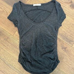 We The Free Grey Cinched T-shirt